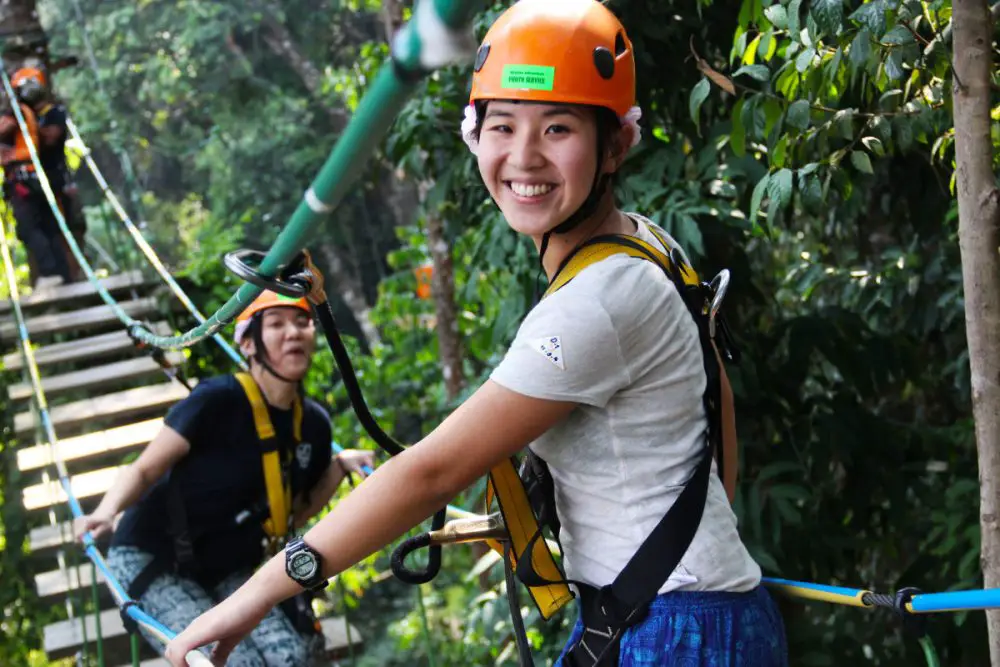 Zip lining: Flying through the jungles in Chiang Mai - Laugh Travel Eat