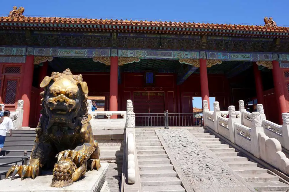 The Gate that leads to the Imperial Supremacy Hall, Forbidden City, Beijing | Laugh Travel Eat