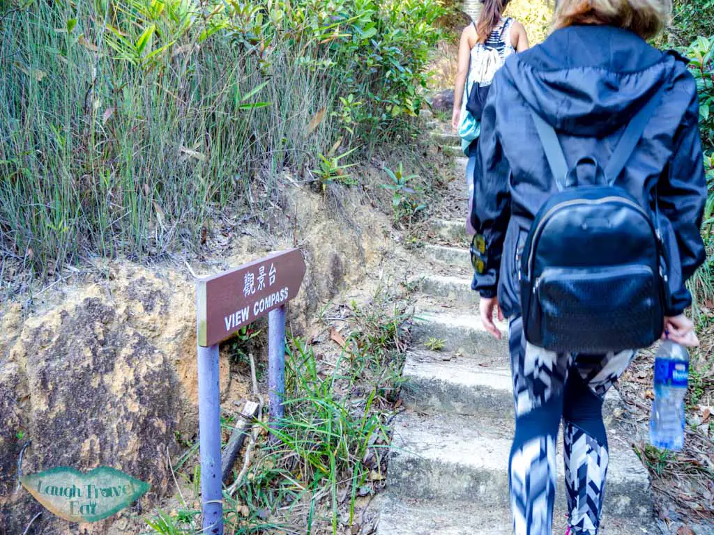 hiking with a compass