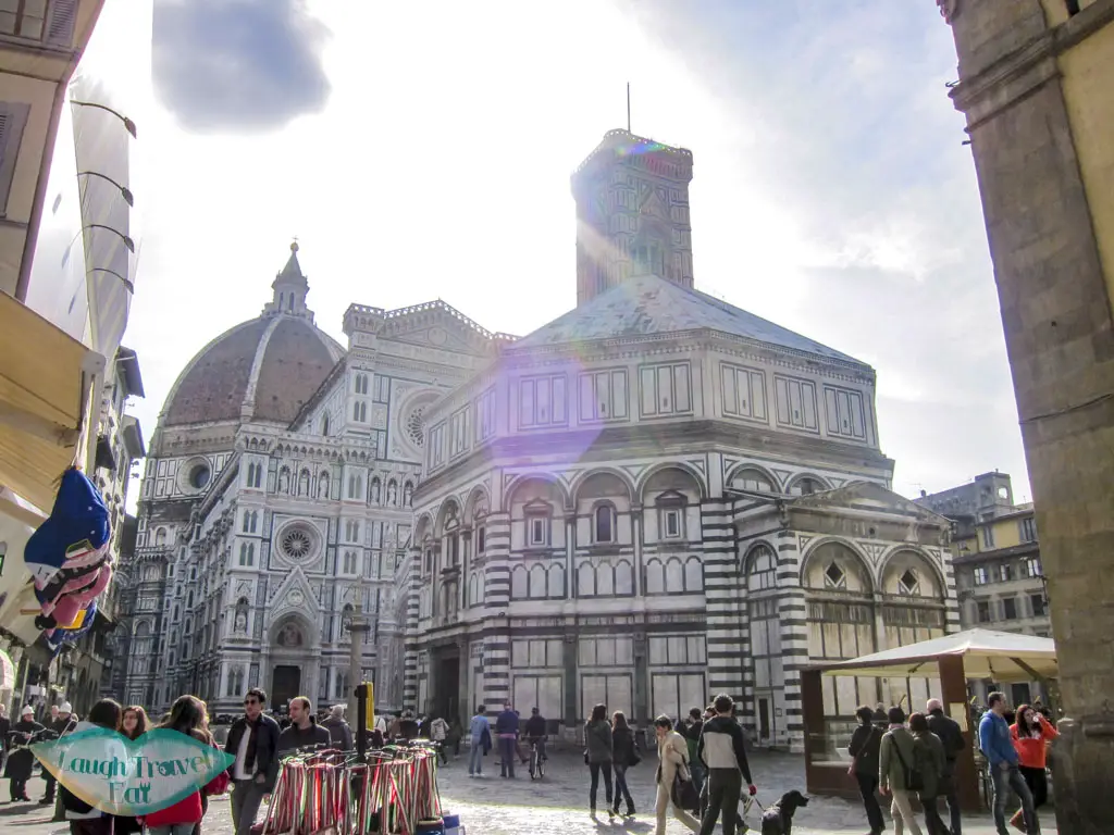 duomo square florence italy - laugh travel eat