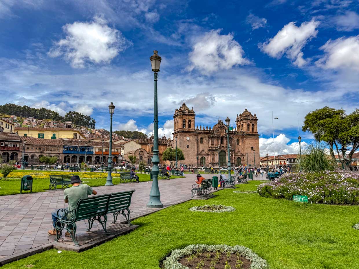 main square Cusco Peru - laugh travel eat